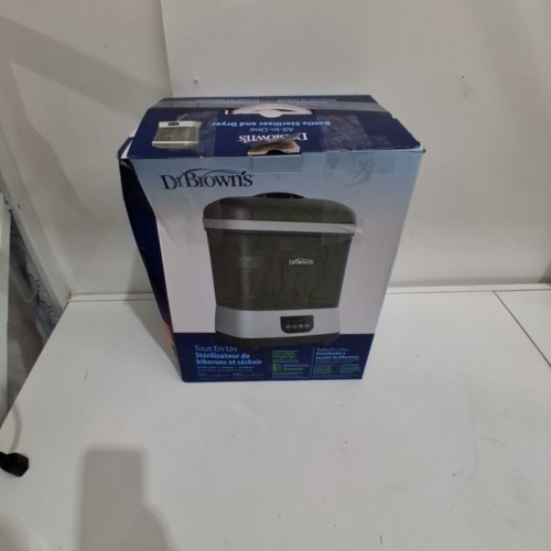 DR. BROWNS ALL-IN-ONE BABY BOTTLE / PACIFIER STERILIZER & DRYER - GREY (MODEL: AC177) image 7