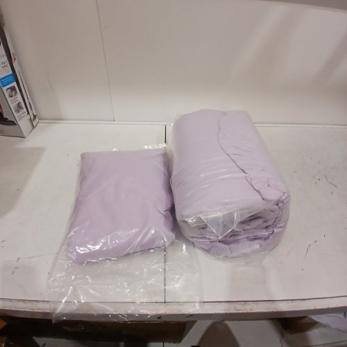 7PC SLEEPDOWN COMFORTER SET - KING - LIGHT PURPLE image 3