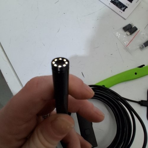 UNBRANDED LIGHT UP INDUSTRIAL ENDOSCOPE CAMERA WITH LED LIGHTS - 16.4FT - BLACK image 2