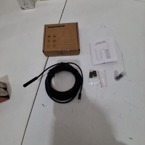 UNBRANDED LIGHT UP INDUSTRIAL ENDOSCOPE CAMERA WITH LED LIGHTS - 16.4FT - BLACK image 3