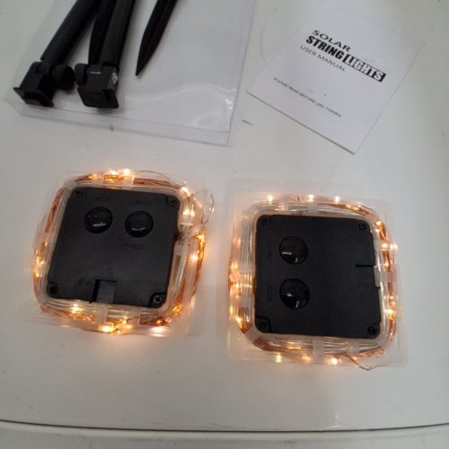 2PK BRIZLED SOLAR FAIRY LIGHTS - WARM WHITE image 2