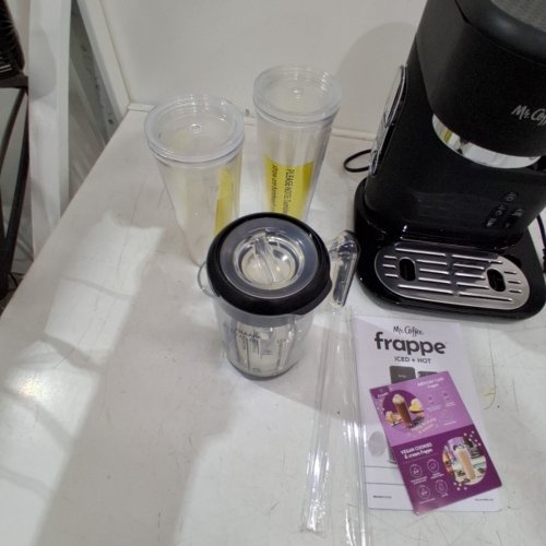 MR. COFFEE ICED & HOT COFFEE MAKER WITH FRAPPE BLENDER - BLACK (MODEL: BVMC-FCM-2T-033) image 4