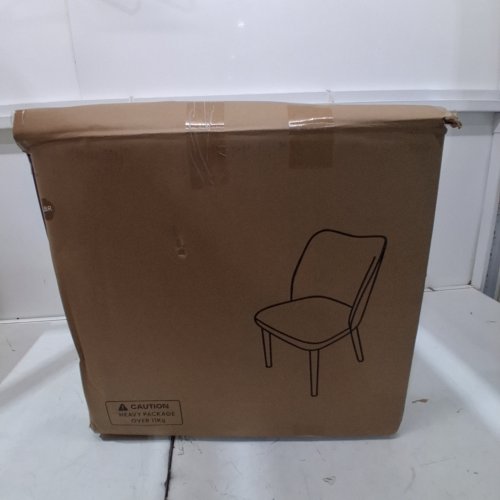 2PK COLAMY LEATHER WOOD DINING CHAIRS - LIGHT BROWN (MODEL: 3008) image 5