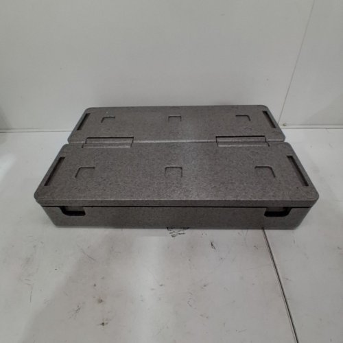 VEVOR COLLAPSIBLE INSULATED HOT/COLD FOOD TRANSPORT CONTAINER - 40QT - GREY (MODEL: YHY38L) image 2