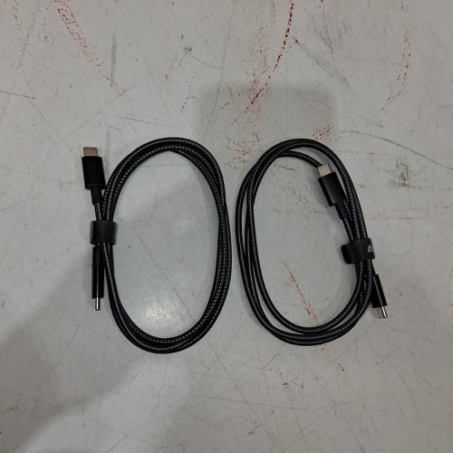 2PK ANKER USB-C TO USB-C NYLON BRAIDED CABLES - 100W, 3.3FT - BLACK image 3