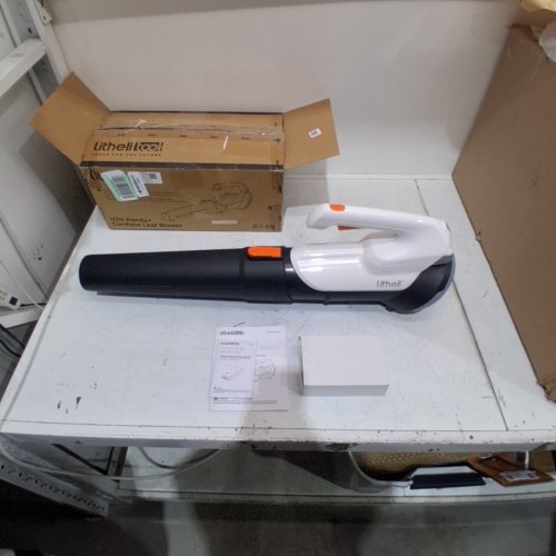 LITHELI LEAF BLOWER HANDHELD CORDLESS ELECTRIC BLOWER - 20V - WHITE (MODEL: EGT060071) image 3