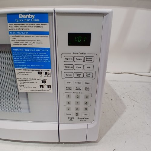 DANBY DESIGNER SENSOR COOK DIGITAL MICROWAVE - 1.4CU.FT - WHITE (MODEL: DDMW01440WG1) image 2
