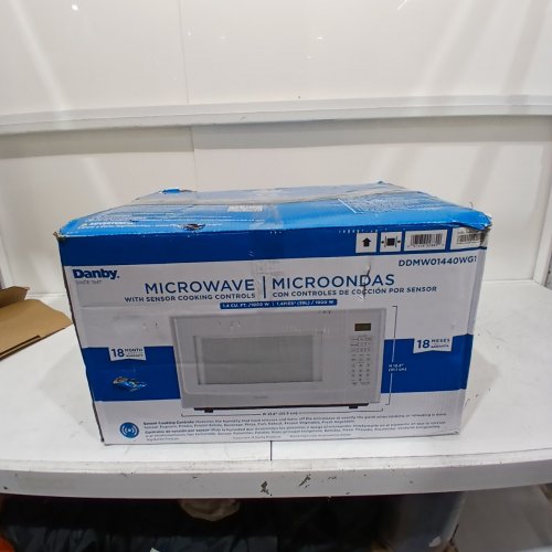 DANBY DESIGNER SENSOR COOK DIGITAL MICROWAVE - 1.4CU.FT - WHITE (MODEL: DDMW01440WG1) image 9