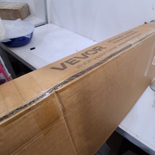 VEVOR 4-TIER FOLDABLE STORAGE SHELF WITH WHEELS - 13" X 28" X 54" - BLACK (MODEL: XML4-2-2) image 4