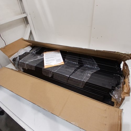 100PK ALUMINUM RECTANGLE DECK BALUSTERS - 29.5" - BLACK image 2