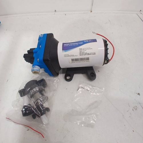 DC HOUSE 42-SERIES WATER DIAPHRAGM PRESSURE PUMP - 5.0GPM, 55PSI, 12V (MODEL: DPHC-F42-110V) image 2