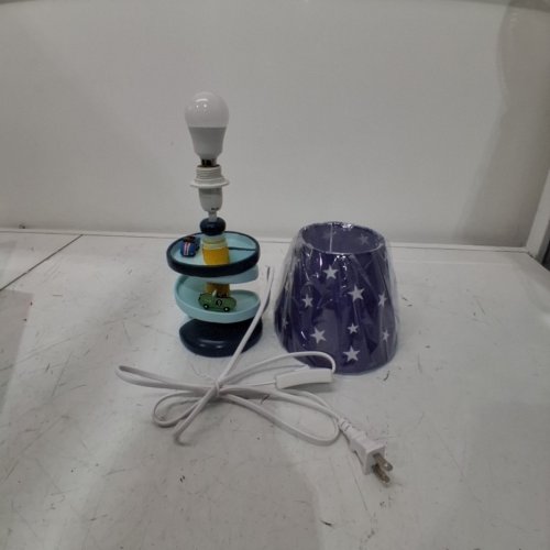 KIDS HERBESTBAY ADORAVLE RACING ROAD TABLE LAMP - 14" - NAVY AND TEAL image 3
