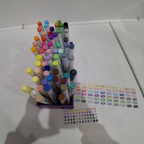 59PC ARRTX ACRYLIC MARKER SET ANIME COLOURS - MULTICOLOUR image 3