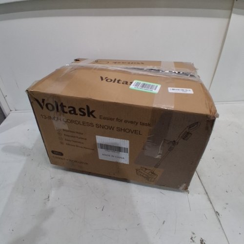 VOLTASK CORDLESS ELECTRIC SNOW SHOVEL WITH 1 BATTERY & CHARGER - 13" - 24V - BLACK/ORANGE (MODEL: CSS007-130OR-CAVK) image 5