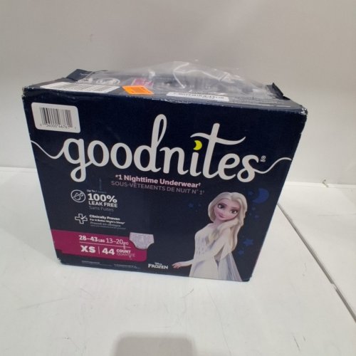 44PK GOODNITES POTTY TRAINING UNDERWEAR FOR GIRLS - EXTRA SMALL - DISNEY FROZEN image 2