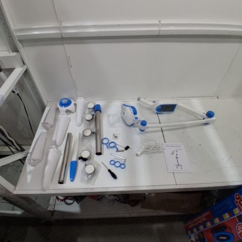 BESTLIFE TEETH WHITENING MACHINE LED BLUE LIGHT LAMP WITH PROTECTIVE GOGGLES & ACCESSORIES, 2000MW/CM LIGHT OUTPUT, 420NM~500NM SPECTRUM, WHITE/SILVER (MODEL:MD666/HA090036) image 3