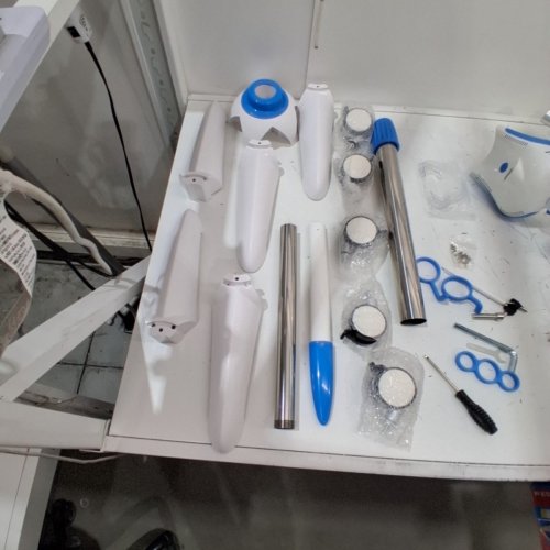 BESTLIFE TEETH WHITENING MACHINE LED BLUE LIGHT LAMP WITH PROTECTIVE GOGGLES & ACCESSORIES, 2000MW/CM LIGHT OUTPUT, 420NM~500NM SPECTRUM, WHITE/SILVER (MODEL:MD666/HA090036) image 4