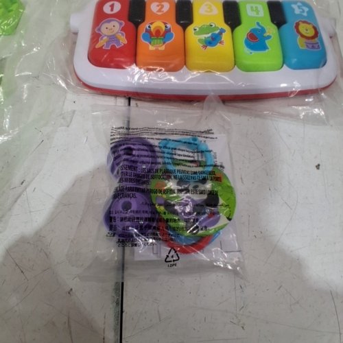 FISHER-PRICE DELUXE KICK & PLAY PIANO GYM AND MARACAS - GREEN - (MODEL: FVY57) image 3