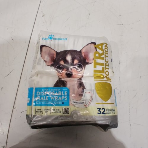 32PK PAW INSPIRED ULTRA PROTECTION SUPER ABSORBANT DISPOSABLE DIAPERS - SMALL image 2