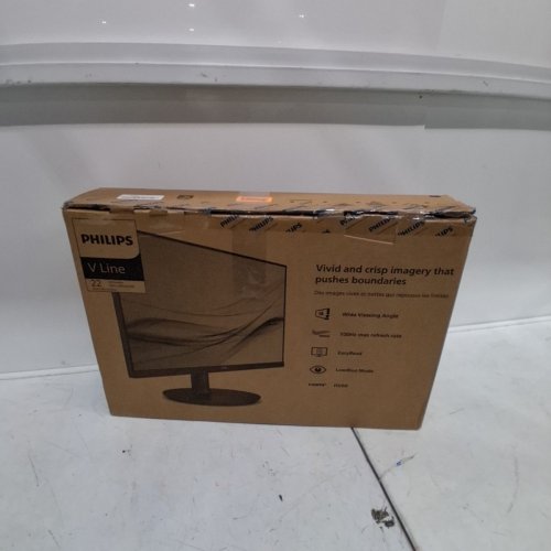 PHILIPS 22" FULL HD COMPUTER MONITOR WITH HDMI & VGA CONNECTIVITY - 1080P - 100HZ - BLACK - (MODEL: 221V8LB/27) image 6