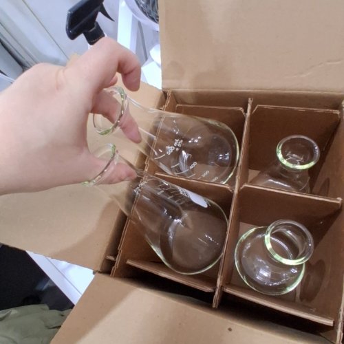 6PK PYREX NARROW MOUTH HEAVY DUTY RIM ERLENMEYER FLASK - CLEAR (MODEL: 4980-500) image 6