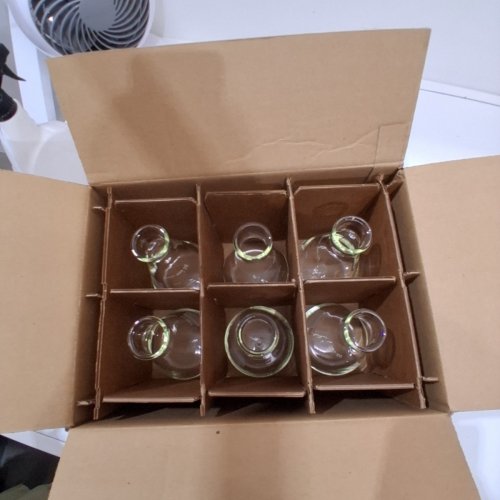 6PK PYREX NARROW MOUTH HEAVY DUTY RIM ERLENMEYER FLASK - CLEAR (MODEL: 4980-500) image 9
