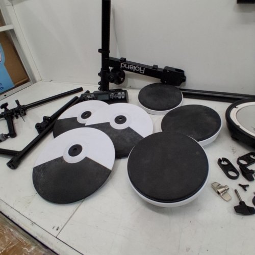 ROLAND ELECTRONIC DRUM KIT WITH EXPRESSIVE PLAYABILITY, NOISE-REDUCING FEATURES, MESH-HEAD SNARE, WIDE ACOUSTIC-STYLE PLAYING LAYOUT & OPTIONAL BLUETOOTH EXPANSION - BLACK (MODEL: TD-02KV) image 6
