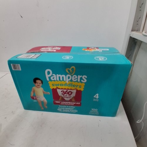 99PK PAMPERS SWADDLERS 360 PULL-ON DIAPERS - SIZE 4 image 2
