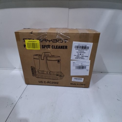 STARRYBOT PORTABLE CARPET CLEANER MACHINE WITH STEAM AND HEATING TECHOLOGY - 18KPA - GREY/BLUE (MODEL: C-AC2502) image 5