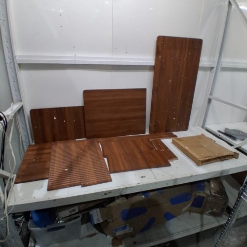 MODERN FLUTED LIFT TOP COFFEE TABLE WITH STORAGE - 37.4" X 16.2" X 18.9" - WALNUT (MODEL: LHCF85-WN-2) image 2