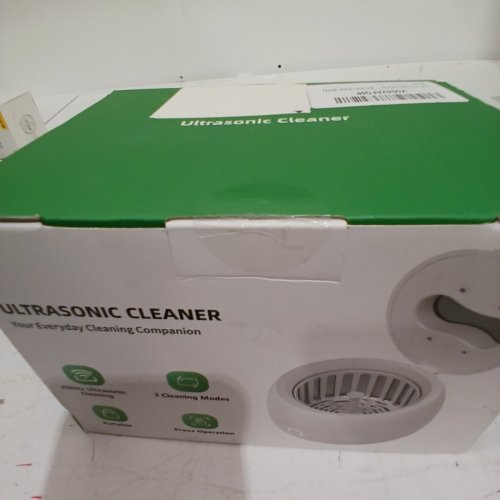 UNBRANDED ULTRASONIC RETAINER CLEANER - 24W 45KHZ - WHITE - (MODEL: JX-580 PRO) image 3