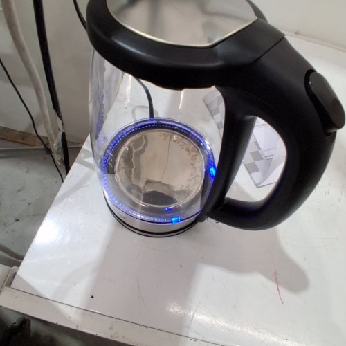COMFEE GLASS ELECTRIC KETTLE - 1.7L - 1500W - GREY/CLEAR (MODEL: CKT003) image 2