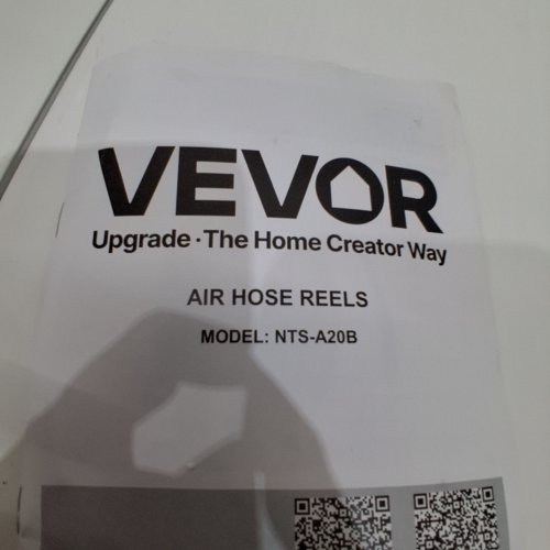 VEVOR RETRACTABLE AIR HOSE REEL - 1/2" X 50FT - ORANGE (MODEL: NTS-A20B) image 3