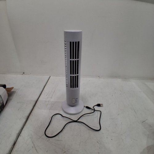 BESPORTBLE MINI PORTABLE USB TOWER FAN - WHITE image 3