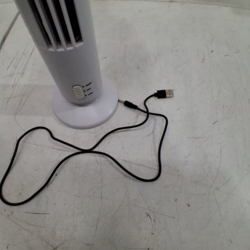 BESPORTBLE MINI PORTABLE USB TOWER FAN - WHITE image 4