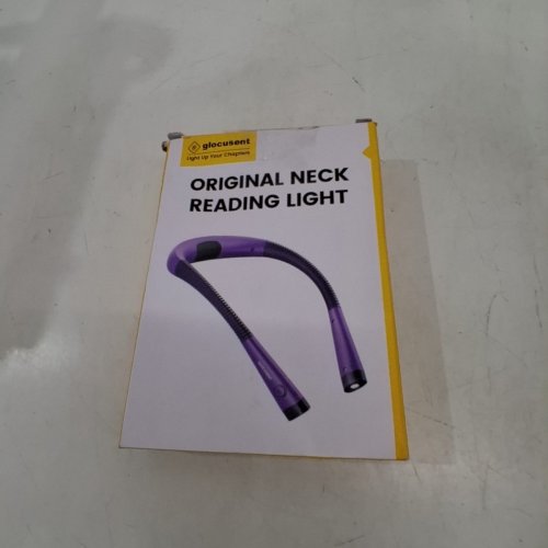 GLOCUSENT RECHARGEABLE LED NECK READING LIGHT - PURPLE image 4
