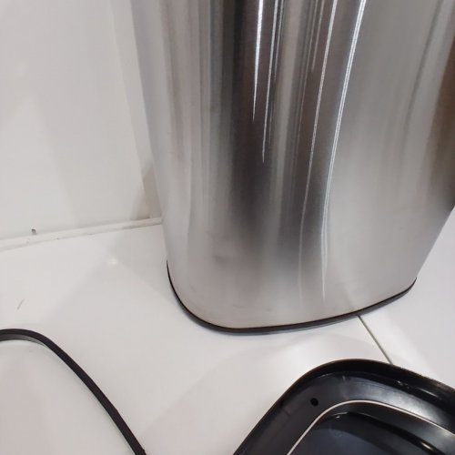NINESTARS 50L MOTION SENSOR TRASH CAN, LARGE - SILVER (MODEL: DZT-50-25) image 5