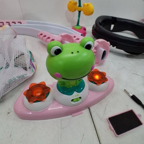 BRIGHT STARTS BOUNCE BOUNCE BABY 2-IN-1 ACTIVITY JUMPER & TABLE - PINK (MODEL: 12663) image 2