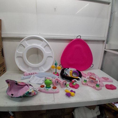 BRIGHT STARTS BOUNCE BOUNCE BABY 2-IN-1 ACTIVITY JUMPER & TABLE - PINK (MODEL: 12663) image 3