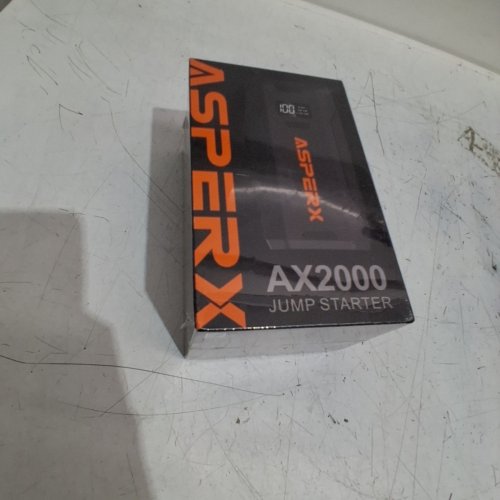 ASPERX PORTABLE CAR JUMP STARTER - 12V - BLACK (MODEL: AX2000) image 2