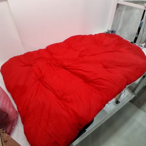 SOFT HANGING EGG CHAIR CUSHION - 49" X 31" - RED image 3