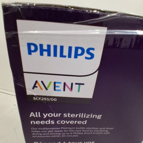 PHILIPS AVENT PREMIUM BOTTLE STERILIZER & DRYER - WHITE (MODEL: SCF293/00) image 2