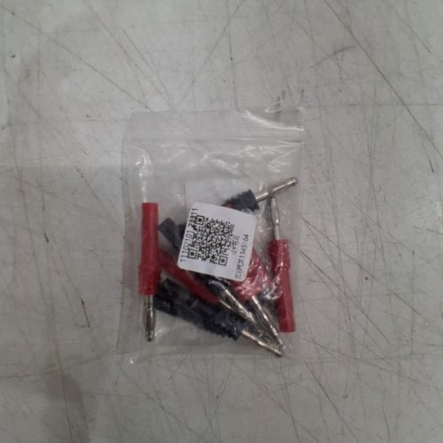 10PC BRASS INDUSTRIAL BANANA PLUG CONNECTOR - 4MM MALE TO 2MM FEMALE - BLACK/RED image 4