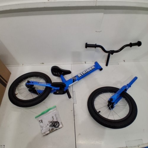 STRIDER 14X SPORT CONVERTIBLE BALANCE BIKE TO PEDAL BIKE - BLUE image 2