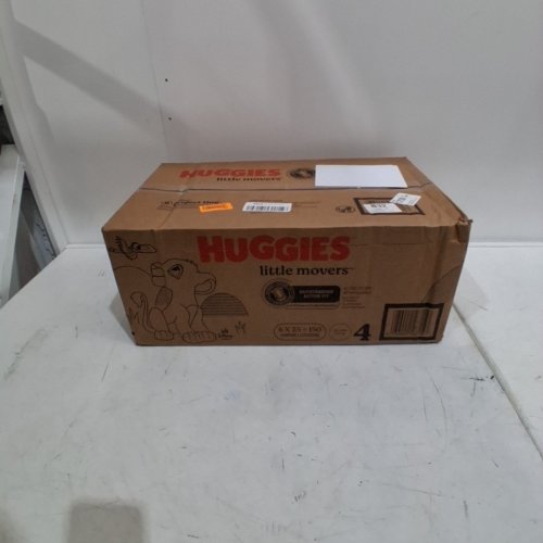 6 (25PK) HUGGIES LITTLE MOVERS DIAPERS - SIZE 4 - WHITE (TOTAL 150) image 2