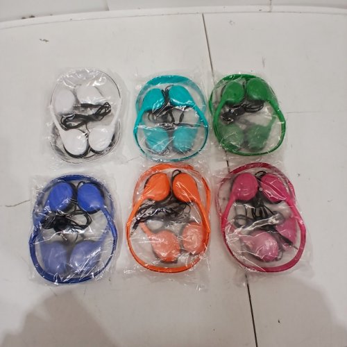 12PK KID'S CN 3.5 MM AUX HEADPHONES FOR SCHOOL, CLASSROOM LEARNING, LEARNING TEST - ASSORTED COLORS image 2
