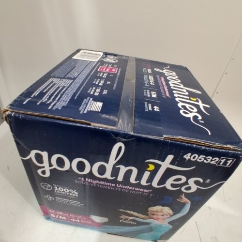 44PK GOODNITES POTTY TRAINING UNDERWEAR FOR GIRLS - SMALL/MEDIUM - FITS SIZES 6-8 - FROZEN image 2