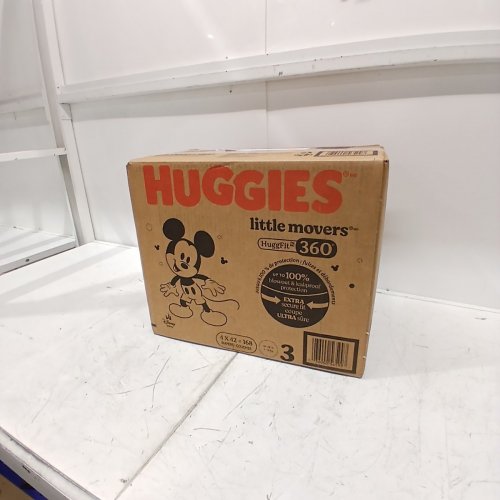 168PK HUGGIES LITTLE MOVERS DIAPERS HUGGFIT WITH 360° WAISTBAND - SIZE 3 - MICKEY MOUSE image 2