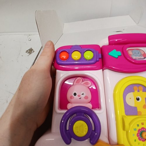 MULTIFUNCTIONAL BUSY CAR EDUCATIONAL TOY - PINK / MULTICOLOUR image 2