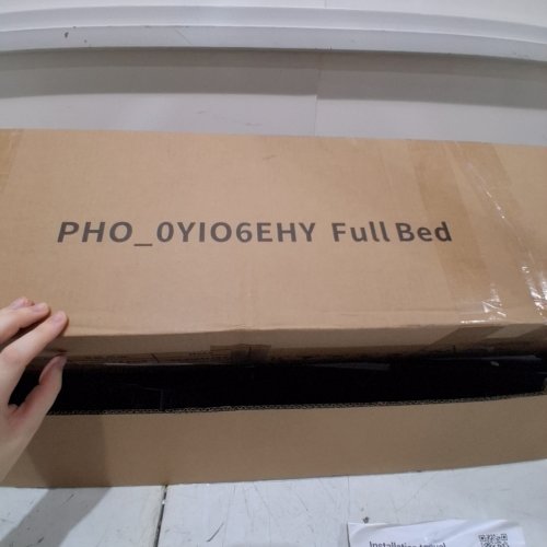 GARVEE METAL PLATFORM BED FRAME - FULL - BLACK - (MODEL:PHO-0YIO6EHY) image 4